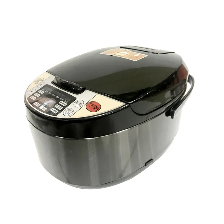 Black Color Stainless Steel Body Square Rice Cooker with Smart Microwave Function in Good Price