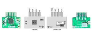Taidacent çok seviyeli Fifo kısa menzilli 4 Pins Spi yüksek hızlı düşük güç 2.4 Ghz Gfsk kablosuz alıcı verici çip Rf modülü Xn297 - Product Image 3