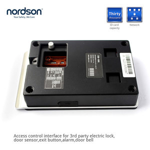Salida Wiegand entrada y función SMS Personal puertas de control de acceso RFID gama media lector inalámbrico red teclado táctil