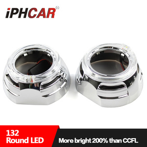 High Brightness IPHCAR <strong>3</strong> Inch Mask for Projector Lens 100mm White/Blue/<strong>Red</strong> DRL Ring Shroud <strong>LED</strong> Angel Eye Mask - Product Image 3