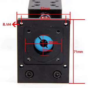 Tornillo de bola motorizado compacto de 100mm, carril de guía lineal para corte o impresora 3d, guía de movimiento lineal cnc, bajo precio - Product Image 5