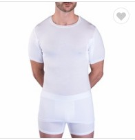 T-shirt homme col rond blanc