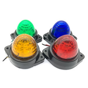 2 אינץ <span class=keywords><strong>LED</strong></span> משאית קרוואן RV צד סמן אורות כוורת פגוש אות מנורת קצב IP67 עם דוט הסמכת SAE