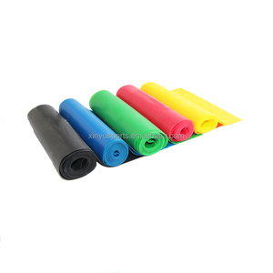 1500*150*0.35mm שטוח למתוח להקת התנגדות בנד כושר הדרכת יוגה