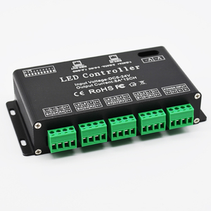 12 Channel <strong>LED</strong> DMX512 1990 Constant Decoder 5VDC to 24VDC 5A Per Channel <strong>PWM</strong> Output signal RJ45 - Product Image 2