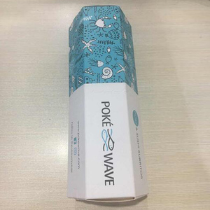 创意定制cmyk印花可折叠化妆品六角形纸板包装纸盒 - Product Image 4