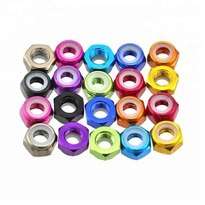 Colorful Nylon Lock <strong>Nut</strong> M2 M2.5 M3 M4 M5 M6 M8 <strong>Customized</strong> Aluminum <strong>Nut</strong>