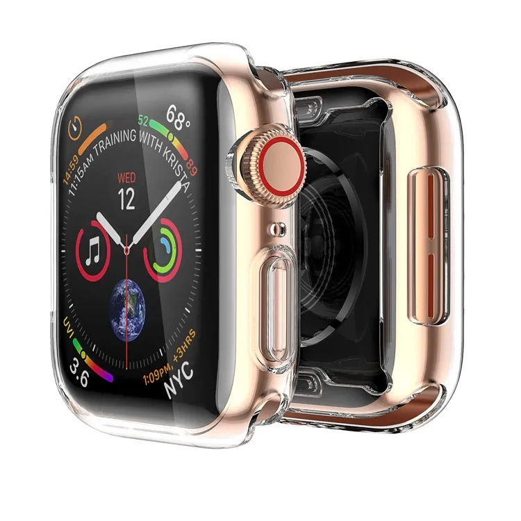 for iwatch case 38mm 40mm 42mm 44mm 41mm 45mm clear tpu case for apple watch 1 2 3 4 5 6 7 SE for apple watch case
