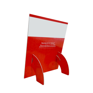 Desktop A4/<strong>A5</strong> Cardboard <strong>Book</strong> Holder with Counter Design Brochure <strong>Display</strong> Rack - Product Image 3