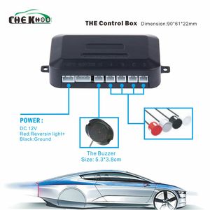 Car Auto Parktronic Buzzer Parking <strong>Sensor</strong> With <strong>4</strong> <strong>Sensor</strong> <strong>Reverse</strong> Backup Vehicle Radar Monitor Detector System Backlight Display