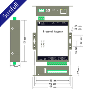 Modbus-Gateway-Unterstützung konvertiert in Modbus TCP-oder Modbus-RTU-Server