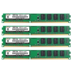 ICOOLAX Speichermodul mit ausgezeichneter Qualität Speicher-RAM DDR für Desktop kompatibel mit allen Motherboards PC3 12800 1600MHZ CL11 2 GB