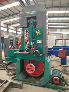 Vertical <strong>Band</strong> <strong>Saw</strong> Machine with Trolley, Vertical Bandsaw Machine Wood Cutting - Product Image 3