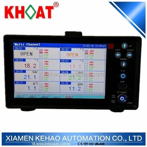 KH-DAX1000 7'' 32-Channel Portable Color Paperless Recorder with Alarm <strong>USB</strong> Data Saving Functions OEM Customizable - Product Image 2