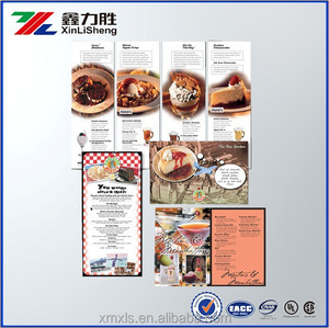 优雅的餐厅菜单/传单设计与 CMYK 印刷/定制印刷为纸菜单/小册子 - Product Image 4