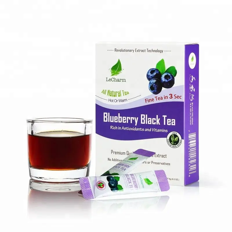 Thé noir à arôme instantané, saveur aux fruits, aide à la bave, lutte contre les bactéries, la grippe, 30g