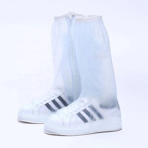 PVC Long Antislip Outdoor Rainproof Rainshoes Reusable Waterproof <strong>Rain</strong> Shoe <strong>Cover</strong> - Product Image 5