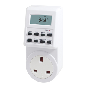 UK British Mini presa elettronica Timer Micro LCD digitale conto alla rovescia interruttore Timer piccolo schermo - Product Image 1