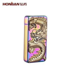 促销礼品最佳设计龙图案 USB 打火机 - Product Image 2