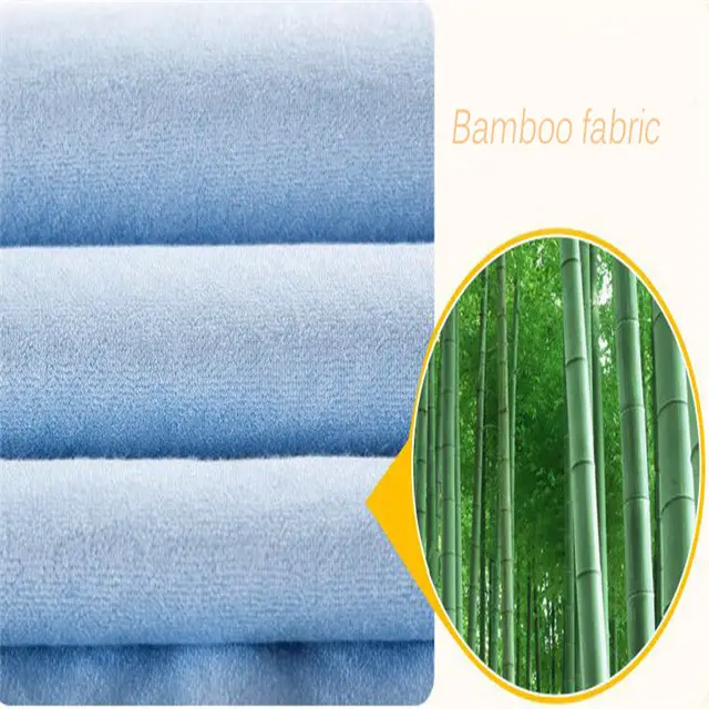 Waterproof Terry TPU laminated Bamboo Cloth Diaper Fabric for home textile