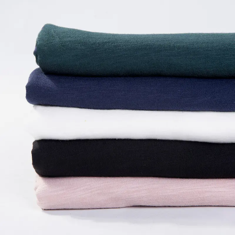 21s slub jersey manufacturers in china fabrics textiles 100% cotton