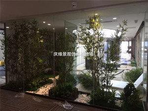 室内家居装饰小假植物，高仿真塑料盆景树幸运竹植物