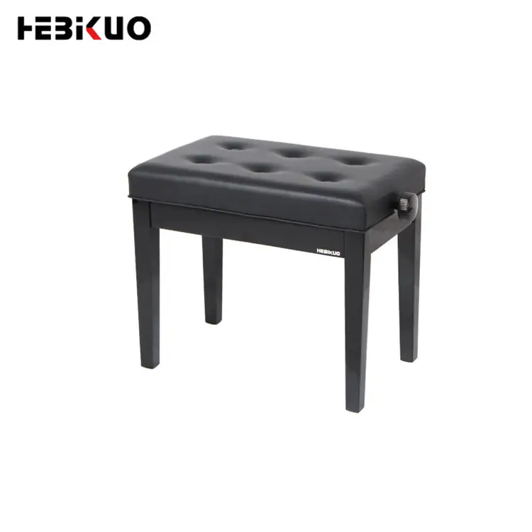 B-211 HEBIKUO High-end adjustable digital leather piano stool bench chair