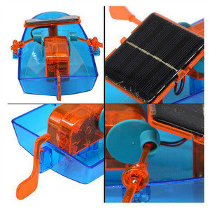 有趣的茎玩具DIY太阳能船科学套件儿童教育太阳能儿童玩具2019 - Product Image 5