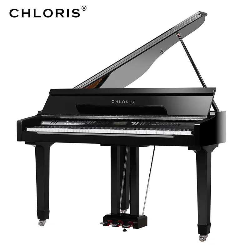 CHLORIS Black Polish 88KEYS Digital Piano CDG1000BとLCD Screen