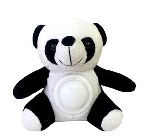 25センチメートルKawaii Musical Light Panda Plush Dolls Pat Lamp Sleeping Comfort LED Night Light Appease Plush Panda Baby Soft <span class=keywords><strong>Toys</strong></span>