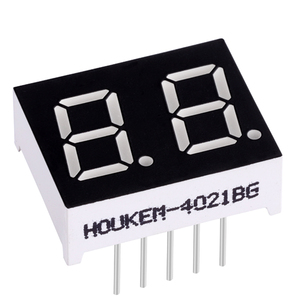 <strong>Common</strong> Anode/<strong>cathode</strong> 0.4 Inch Seven Segment <strong>Led</strong> Green 0.4&quot; Two Digits 7-segment Display - Product Image 1