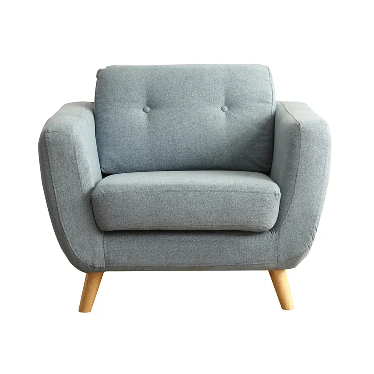 Yeni Modern oturma odası mobilya tek sandalye yüksek kaliteli İskandinav basit tasarım Zen oturma odası kanepe