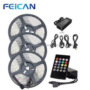 Feican su geçirmez Rgb Dc 12v Led şerit ışık kiti ve Ir müzik Led Dimmer kiti - Product Image 4