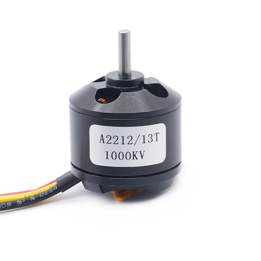 Hobbyporter-Motor de corriente continua sin escobillas para Dron, modelo 930kv 1000kv 1400kv 1800kv 2200kv 2450kv negro, 2212