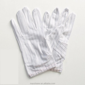 ทิ้งราคาถูก Esd ถุงมือผ้าป้องกันไฟฟ้าสถิตย์ถุงมือ Esd - Product Image 4