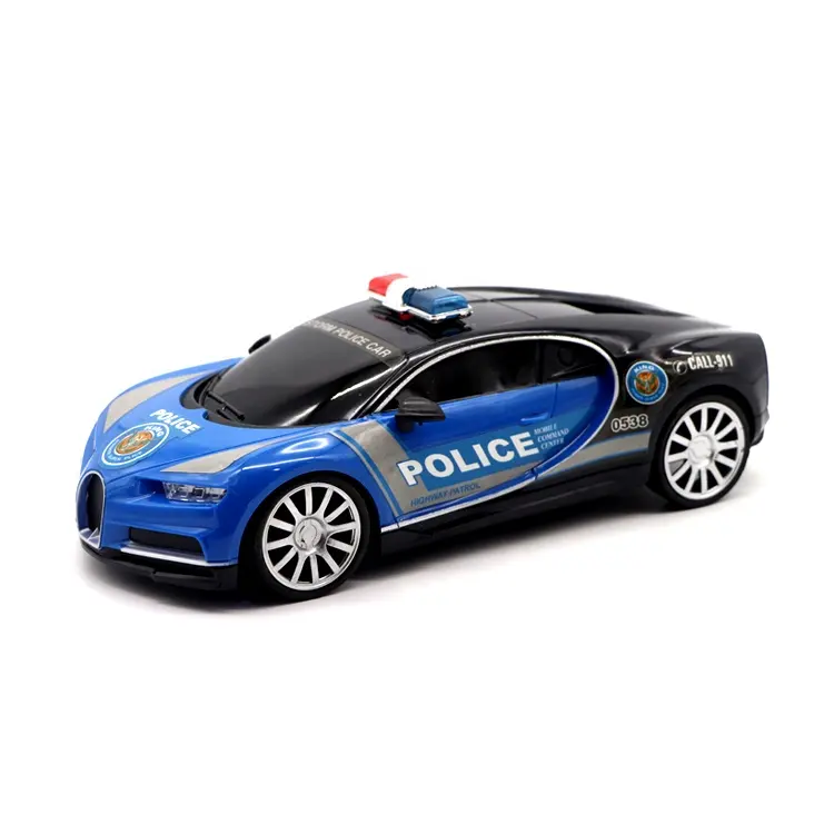 1/16 ad alta velocità di controllo remoto per bambini elettrica piccola auto della polizia giocattoli