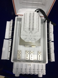 Outdoor 144 Núcleos OTB ODF Fibra Óptica Splice Encerramento 144C FTTH Caixa De Distribuição Wall Mounted 144FO Fibra Nap Box