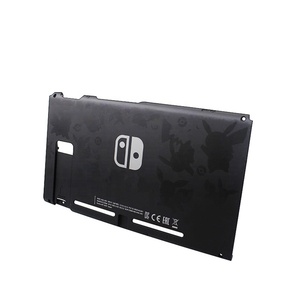 Siyah yedek arka Faceplate bölüm alt konut kabuk için Nintendo anahtarı konsol arka durumda sınırlı sayıda - Product Image 3