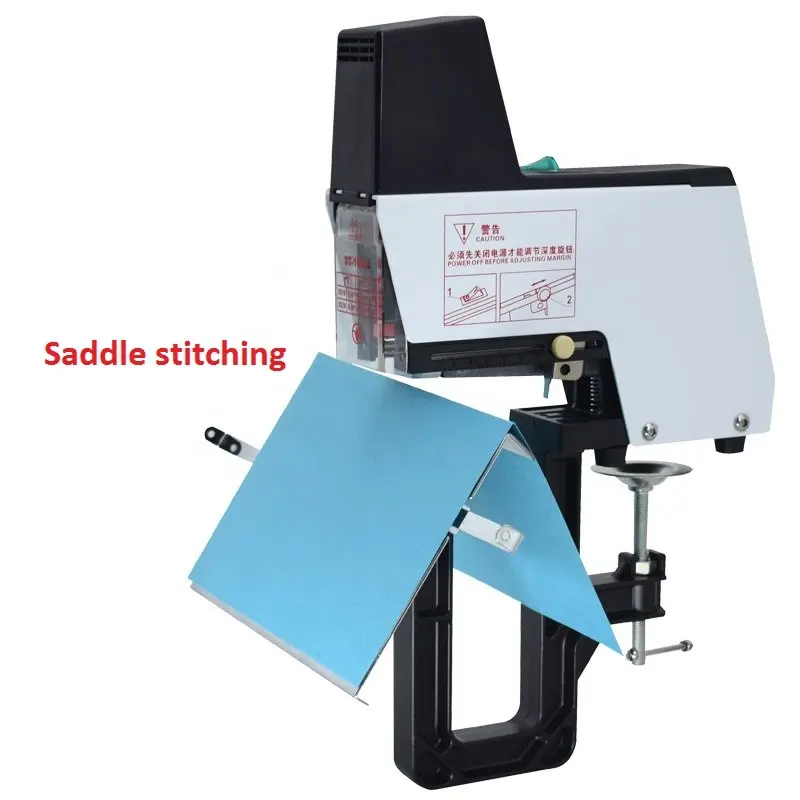 ST-1000 A3 saddle stitching machine electric book binding stapler machine