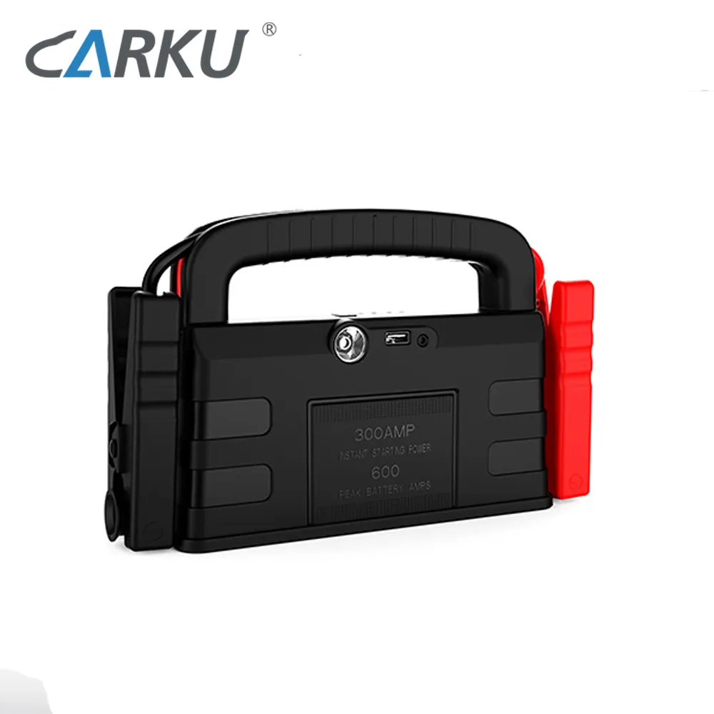 CARKU 15000 mah nhảy bắt đầu xe pin booster kit cho 12 v xăng xe với ĐÈN LED Chiếu Sáng