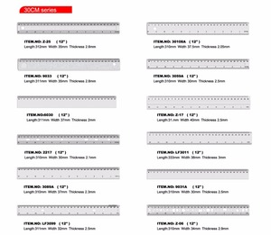 18cm 20cm 30cm Custom Size Adjustable square Flexible Scale Measuring Plastic <strong>Ruler</strong> - Product Image 6