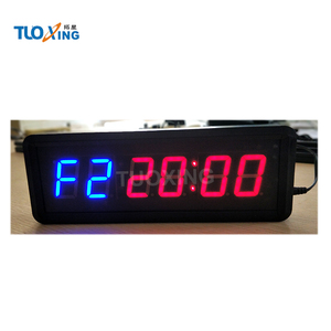 6-stelliger 1,5-Zoll-Mini-LED-Intervall-Timer Programmier barer Tabata-Timer für den Heimgebrauch - Product Image 4