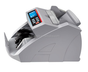 Multi Currencies Money <strong>Counting</strong> and Detecting Machine Bill Counter LCD Display Cheap Price and Good Quality 2108D UVMG - Product Image 2