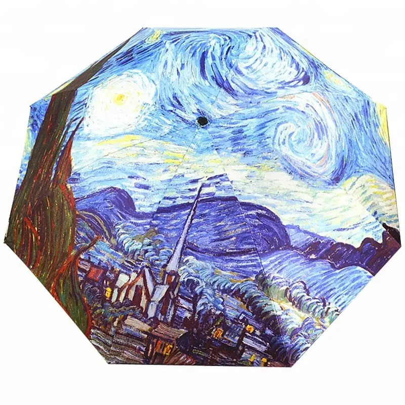 عينة مجانية منخفضة موك مصنع توريد كامل اللون مظلة مطبوعة مخصص المظلات كامل طباعة الصور المظلات