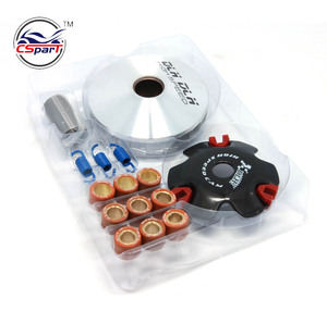 Racing Front Clutch Drive Pulley <strong>Variator</strong> <strong>Roller</strong> Kit for GY6 50cc DIO 50cc 139QMB 139QMA Moped Scooter ATV
