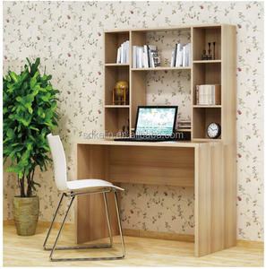 Escritorio de ordenador de madera multifunción, nuevo diseño, con estantería - Product Image 4