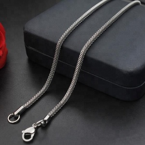 Guangzhou çin fabrika toptan paslanmaz çelik zincir kolye kadın takı SSCN--046 - Product Image 4