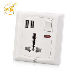 Youda 通用 220 V 电 3 针插头 13a 多墙上插座带 <span class=keywords><strong>USB</strong></span>