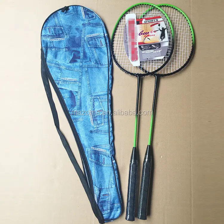 Sport übung badminton schläger