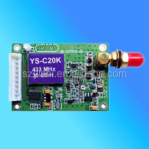 Modulo Radio del trasmettitore e del ricevitore di dati di FM 1W GFSK di 3KM, 433Mhz 450Mhz 868Mhz 915Mhz modulo del ricetrasmettitore della lunga autonomia RF UHF - Product Image 1